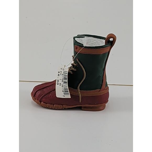 Vintage Bloomingdale Christmas Ornaments Lot Of 3 Champagne Bottle Cat Duck Boot - Picture 8 of 14